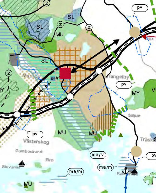 Uudenmaan maakuntakaava Nylands landskapsplan Ote
