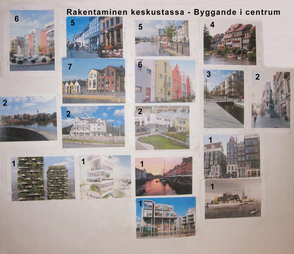 Sibbesborgin keskusta on selkeästi tehokkaampaa rakentamista. 3-5 kerroksiset kerrostalokorttelit sopivat mielikuviin, kunhan kerrostalot ovat keskieurooppalaiseen tapaan harjakattoisia.