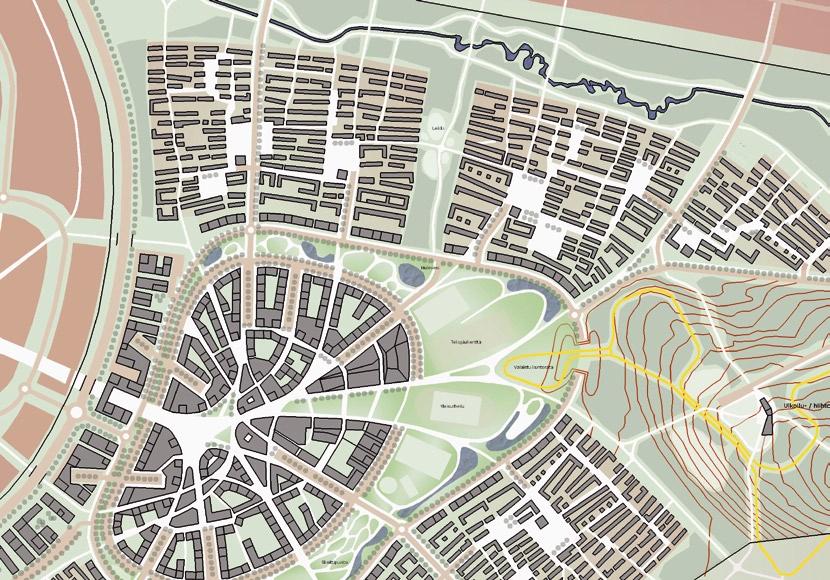liikkumistarvetta. Toimivat joukko- ja kevyenliikenteen yhteydet ja korkealaatuinen asuinja työympäristö hillitsevät ilmastonmuutosta.