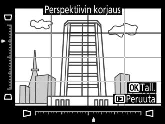 Perspektiivin korjaus Luo kopioita, joissa on korjattu korkean kohteen juurelta otetuissa kuvissa