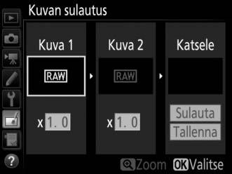 silloinkin, kun Pieni tai Keskikoko valitaan). + 1 Valitse Kuvan sulautus.