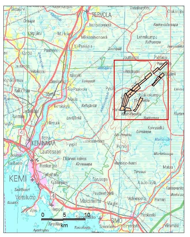 TUTKIMUSTYÖSELOSTUS KEMINMAAN JA TERVOLAN KUNNISSA, YLI- PENIKOIDEN