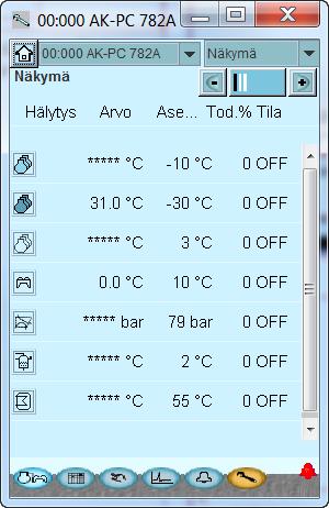 Käynnistä Service Tool -ohjelma. Kun Service Tool yhdistetään ensimmäisen kerran uuteen säädinversioon, sen käynnistyminen kestää tavallista kauemmin, koska tietoja haetaan säätimeltä.