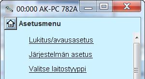 Konfigurointi - jatkoa Aseta laitoksen tyyppi 1. Mene konfigurointivalikkoon 2. Valitse laitoksen tyyppi Paina riviä Select plant type (valitse laitoksen tyyppi). 3.