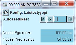 käytettävien määrä Heat recovery (Lämmöntalteenotto) Lämmöntalteenotto aktiivinen. Asetetaan myöhemmin. Oil management (Öljynpalautuksen ohjaus) Öljynpalautuksen ohjaus aktiivinen.