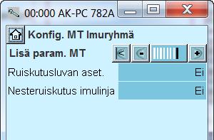 Mikäli rajoitukset menevät päällekkäin, säädin käyttää pisintä rajoitusaikaa Esimerkissämme emme käytä näitä toimintoja. viasta imupainelähettimessä/väliaineen lämpötila-anturissa.