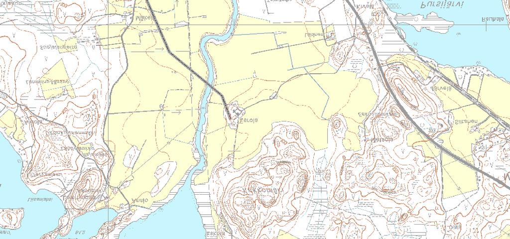 Tutkimusalue Oitin pohjavesialueella (0408601), Hausjärvi 1:15 000 Peruskarttalehti 2133 04 Liuottimen vuotokohta AOX-pitoisuudet µg/l (Maa ja