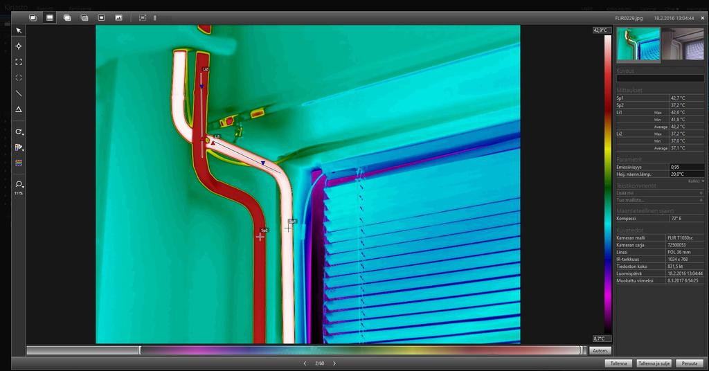 Tässä vaiheessa tehdään myös tärkeimmät päätökset siitä, kuinka löydetyt ongelmat tai poikkeamat esitetään lämpökuvauksen tilaajalle.
