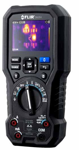 Mitä haluat mitata? Sähkömittalaitteet FLIR DM284 Yleismittari IGM Lämpökameralla FLIR DM284 on ammattikäyttöön soveltuva "allinone" yleismittari IGM (Infrared Guided Measurement) lämpökameralla.
