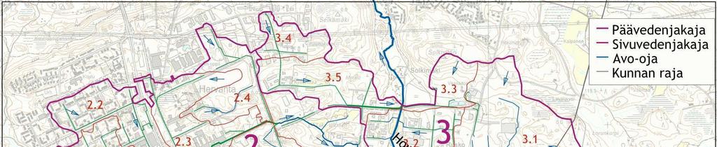 FCG Finnish Consulting Group Oy Loppuraportti 5 (31) venkadun eteläpuolella laajuudeltaan noin 9,2 km 2.