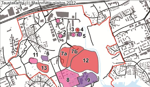 Terveys ja turvallisuus: Pilaantuneiden maiden huomioon ottaminen Osayleiskaava-alueen pilaantuneet maat on suunnittelutaso huomioiden selvitetty