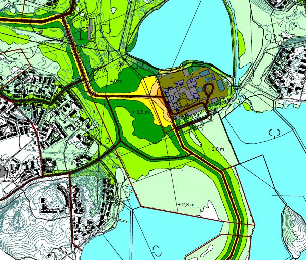 Meluvaikutuksiin voidaan vaikuttaa melun leviämistä rajoittavilla rakennuksissa tai