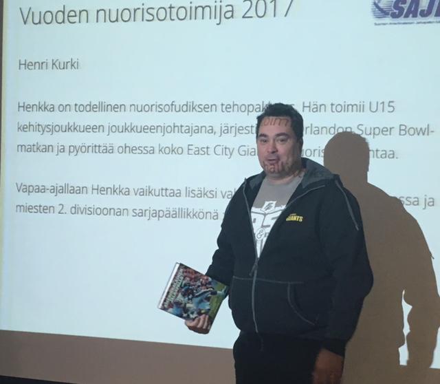 Vuoden nuorisotoimija 2017 Henri Kurki Henkka on todellinen nuorisofudiksen tehopakkaus.