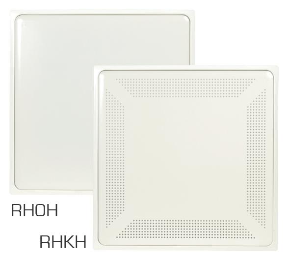 Tuloilmahajotin RHKH ja RHOH / Tuloilmalaite RHKB/RHOB (=RHKH/RHOH+ATTD) RHKB ja RHOB ovat hiljaisia kattoon asennettavia tuloilmalaitteita, jotka sisältävät tuloilmahajottimen RHKH tai RHOH ja