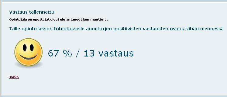 Siirtyminen sivujen välillä vastaamisen aikana Kun opiskelija on aloittanut varsinaisen vastaaminen, hänelle näytetään kyselyä sivu kerrallaan.