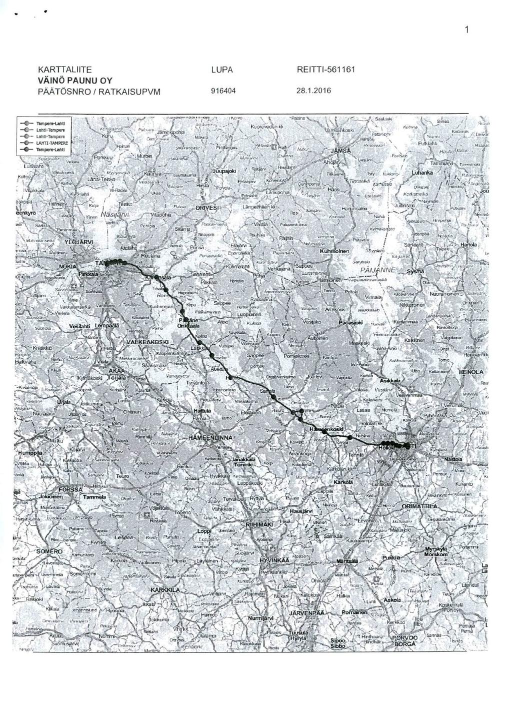 KARTTALIITE VAINO PAUNU OY RE(TTI-561161 lbnp«rt4ahu - - LBna-Tunpan unti-'nitnpcn lamn-tampere - - IfernperMjtfiU \' MJoe V V. \ ail. /A /. V /\ r' -^ \ ItefTwnkosia >.. J KMMn.».