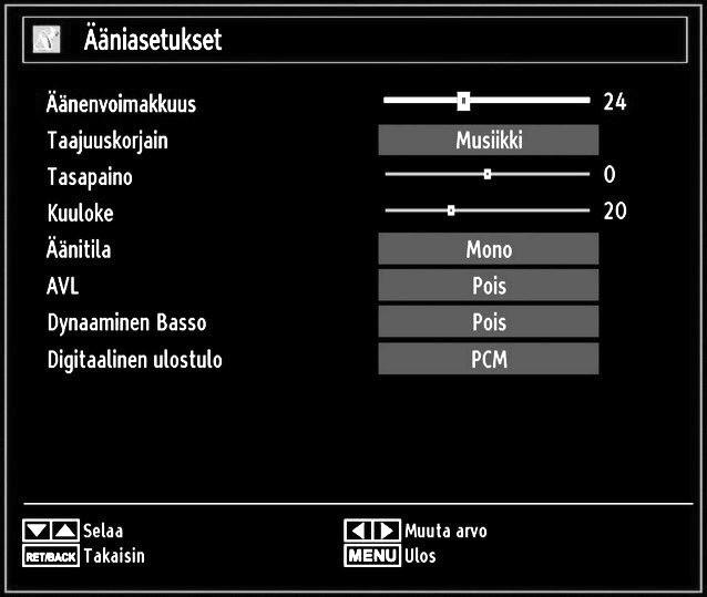 Kohinanvaimennus: Jos lähetyssignaali on heikko tai kuvassa on häiriöitä, käytä Kohinanvaimennusta häiriöiden vähentämiseksi.