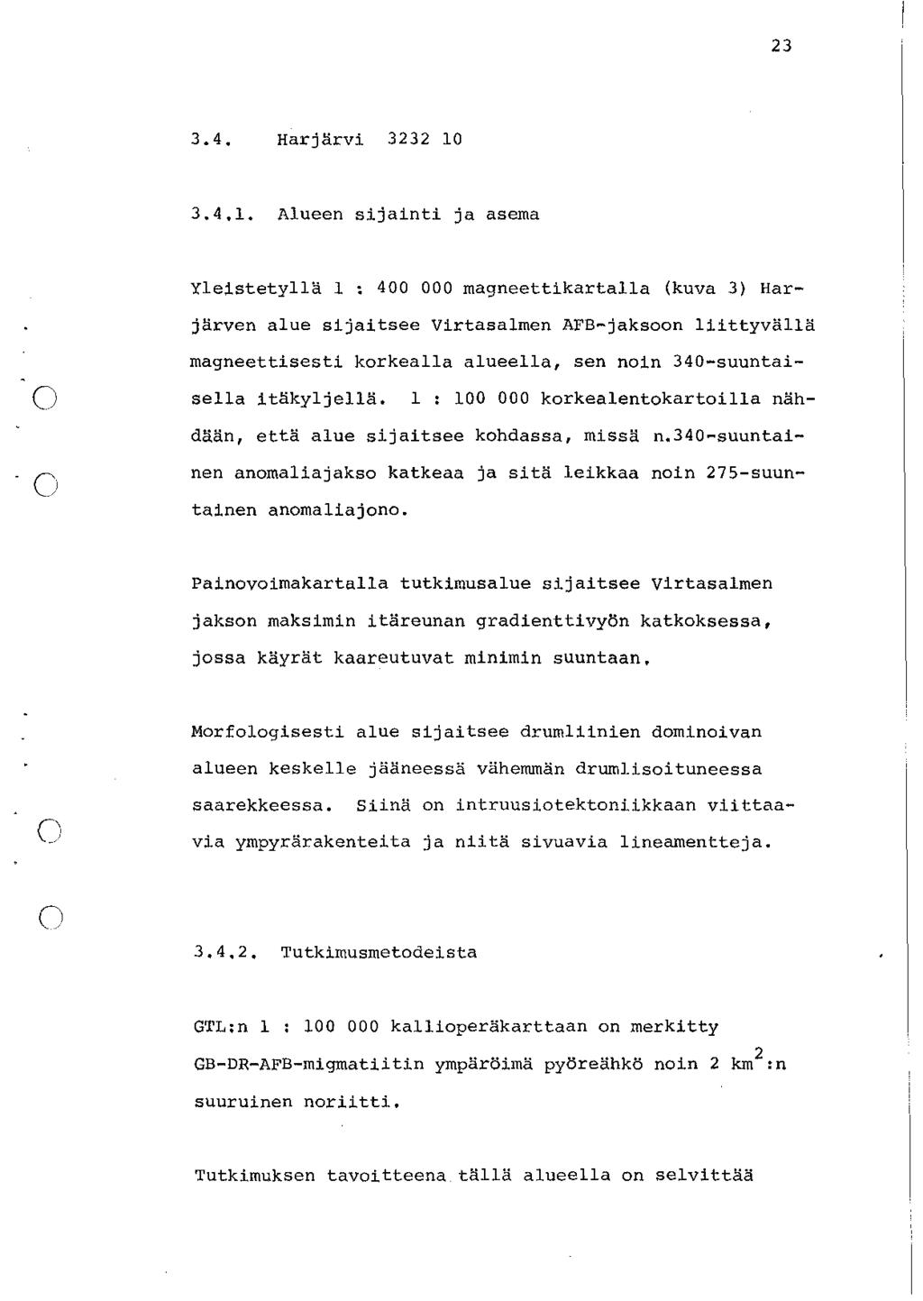 23 3.4. Harjärvi 3232 1 