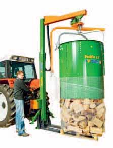traktorille suositellaan hydraulista työntövartta.