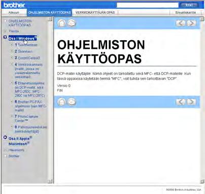 Näissä oppaissa on helppokäyttöisiä linkkejä, joita napsauttamalla pääset kyseiseen osaan.