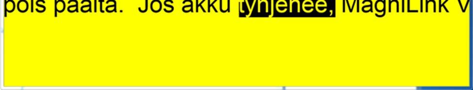 OCR* Tässä valikossa ovat OCR-toiminnon asetukset. Puhe* Tässä valikossa ovat lukuasetukset.