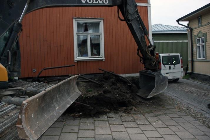 tehty perustus, kuvattu etelästä. AKDG 5118:5 Kuva 9.