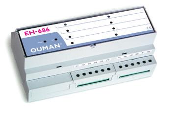 Järjestelmään voidaan liittää useita säätimiä EH-485 väyläsovitinkortin avulla ja kytkeä GSM- modeemi RS-485 kenttäväylään väyläliikennettä ohjaavan laitteen, EH-686 kautta.