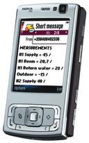 nro GSM 2 Laitetunnus Modeemin kytkentäjohto Keltainen Ohje s. 23 Ruskea TC 00 Jotta EH-105 säädin voidaan kytkeä RS-485 kenttäväylään, täytyy säätimeen asentaa EH-485 väyläsovitinkortti (ks.