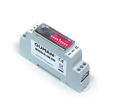 MODBUS-100 ja MODBUS-100 -DIN MODBUS-100 on sovitinkortti, joka muuttaa EH-105 säätimen sarjaliikenneväylän MODBUS RTU-kenttäväylään yhteensopivaksi.