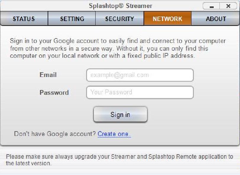 Anna Google-tunnistetietosi sähköposti- ja salasanakenttään. Napsauta sitten Sign in (Kirjaudu sisään).