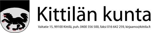 Puhelin +358 (0)400 356 500 Toimintayksikön katuosoite: Valtatie 15, 99100 Kittilä, Puhelin +358(0)400 356 500, sähköposti kirjaamo(at)kittila.fi.