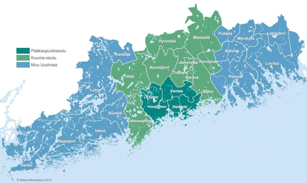 Pilot areas Mäntsälä Hyvinkää Järvenpää Kerava