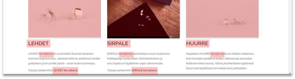 3 Sisäiset tekijät Sisäiset tekijät(kuva 2), englanniksi On-Page Optimization, ovat menetelmiä, joita voi käyttää sivuilla parantaakseen sivujen sijoitusta hakukoneilla.