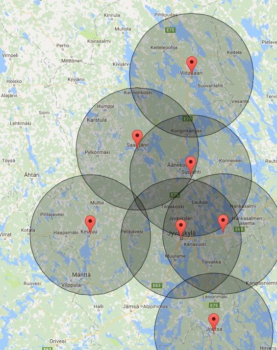 ETÄISYYS 35 KM Sote-keskus sivupiste SOTE-MAKU-uudistus: Joutsaan on kaavailtu laajan palvelun julkista