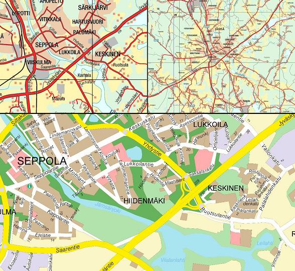 SELOSTUS 3 (17) 4.10.2012 1.2 Kaava-alueen sijainti Suunnittelualue sijaitsee Jämsässä, Seppolan keskustaajamassa.