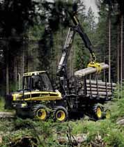 Kuormatila Kuormatila kantaa sujuvasti suuretkin puukuormat mahdollistaen aina tehokkaan työskentelyn.