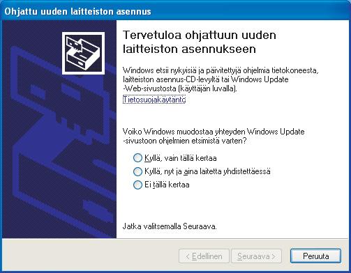 Vaihe 2 Kirjoitinohjaimen asennus 1 1 USB-kaapelin käyttäjät USB Sopimaton asetus ÄLÄ kytke liitäntäkaapelia vielä. 4 Aseta mukana toimitettu CD-ROM-levy CD-ROM-asemaan.