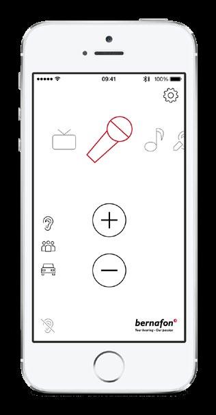Asentamalla sovelluksen puhelimeesi voit ohjata kuulokojeita helpommin ja huomaamattomammin kuin koskaan. SoundGate APP on suunniteltu erittäin helppokäyttöiseksi.