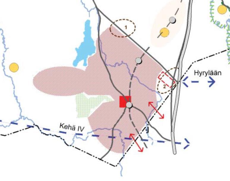 3.2.2 Yleiskaava ja Nurmijärven kunnan kehityskuva 2040 Nurmijärven valtuusto on 25.5.2011 hyväksynyt Nurmijärven maankäytön kehityskuvan 2040.