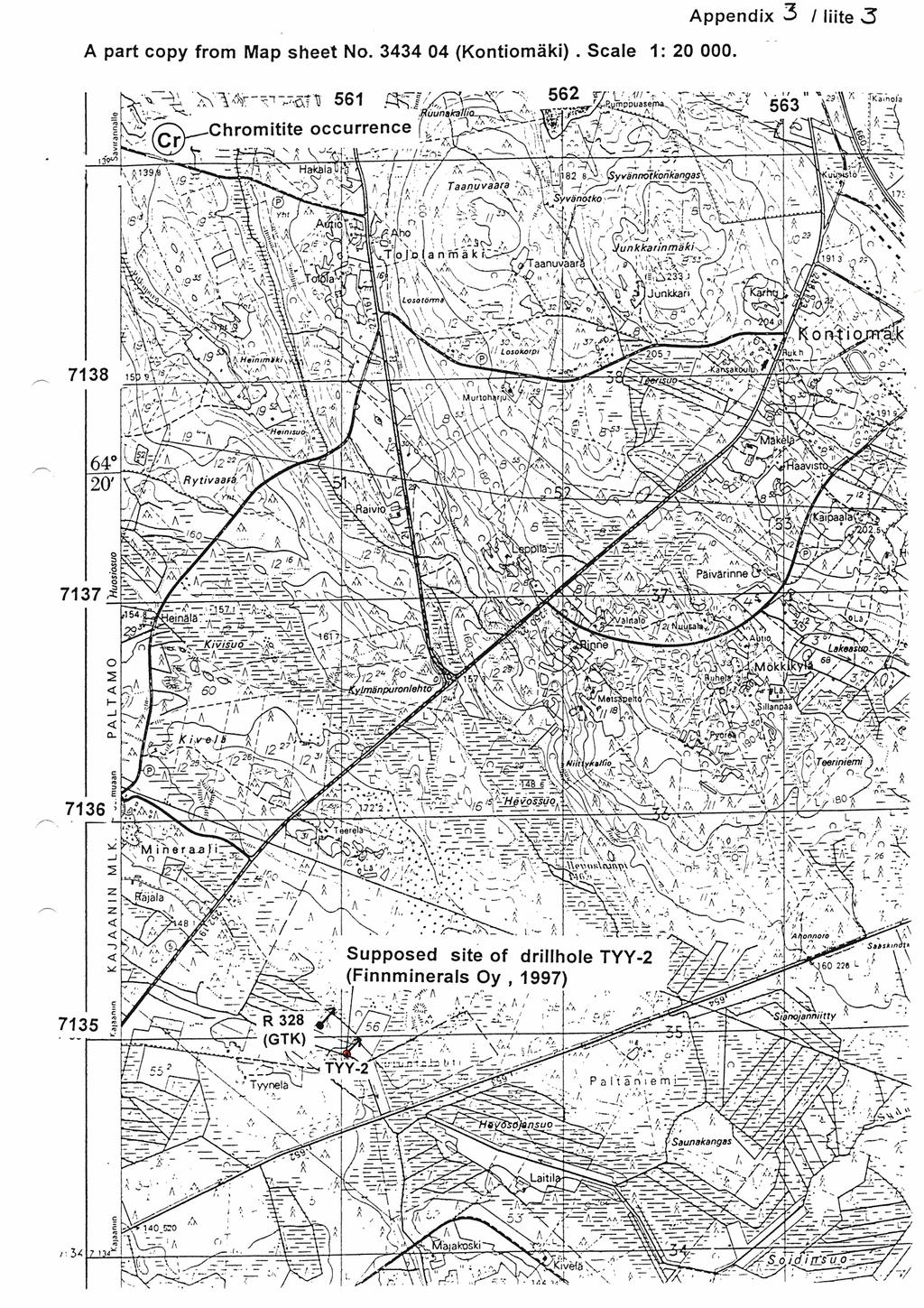 Appendix A part copy from Map sheet No.