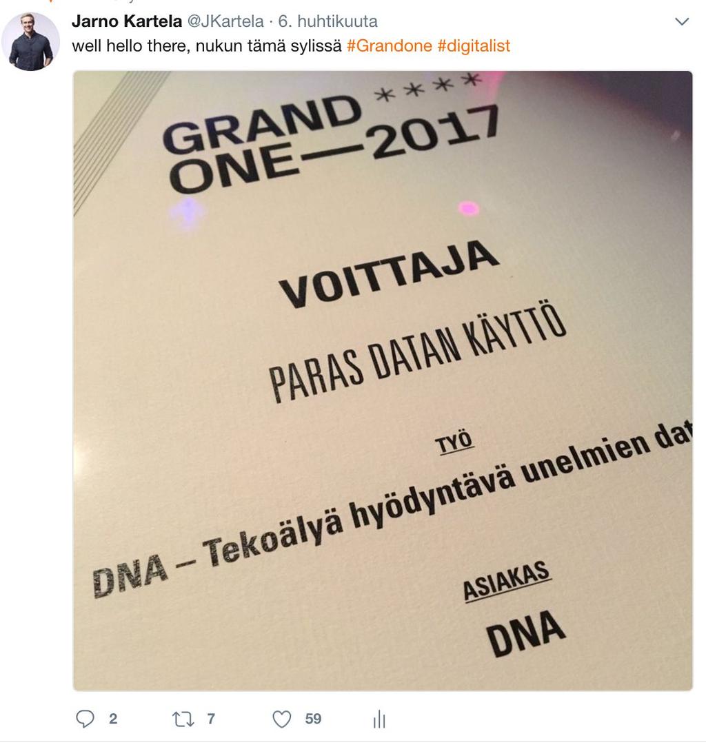 ME TEHDÄÄN DATA & ANALYTIIKKA-PALVELUITA JOTKA LUO PELKOA