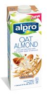 Alpro For Professionals Mantelijuoma UHT, 1 litra kylmiin ja kuumiin juomiin erinomainen vaahtoavuus Ammattibaristojen kehittämä mantelijuoma, joka ei muuta kahvin omaa makua.