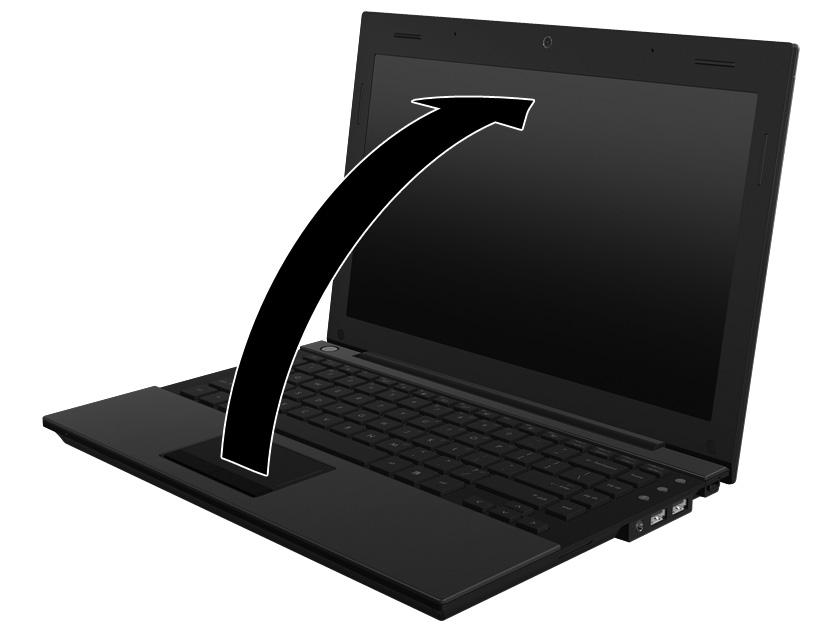 Perusasennus Pidä tietokone liitettynä ulkoiseen virtalähteeseen, kunnes akku on ladattu täyteen ja latauksen merkkivalo sammuu.