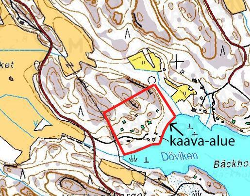 Suunnittelualue käsittää Unica- kiinteistön. Uudenmaan maakuntakaavassa alueella ei ole maankäyttömerkintöjä. Inkoon rantayleiskaava on hyväksytty 10.8.