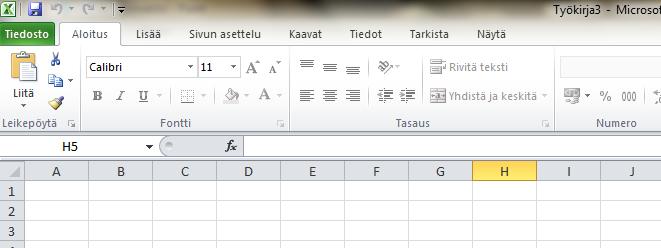3.3 Makron liittäminen pikatyökalurivin painikkeeksi Nauhoitetun makrokomennon (esimerkiksi ylläesiteyn Suojaus-makron) voi liittää Excelin pikatyökalurivii