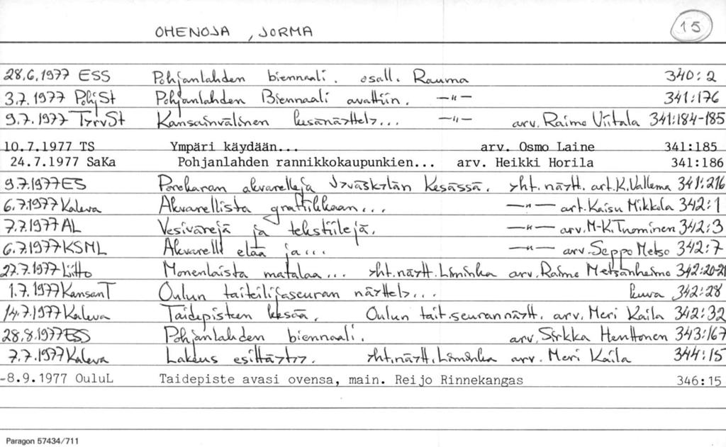 rf J>oRKP\ As?? ess bwu:. 37. PccuwVc, fv7 g H 34iti^C 24.7.1977 SaKa Pohjanlahden rannikkokaupunkien.,. arv. Heikki Horila 341:186 $ 7,1 S 77 A\,, j? 7- to!7~ W. «. I>7. OviLa.<*v k».