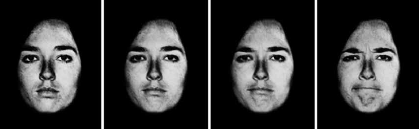 Kuva 2. Esimerkki kiukkuärsykkeestä (Multimorph Facial Affect Recognition Task) (Ekman ja Friesen 1976). menetelmää (Facial Affect Recognition Task).