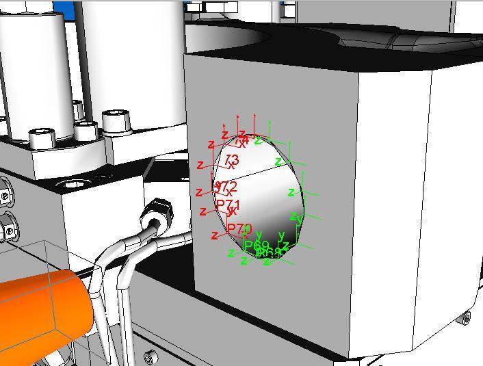 22 la sen paikkatiedot robotin muistiin. CAD-muototietojen käyttö edellyttää, että valmistettavien tuotteiden ja tuotteiden kiinnittimien 3D-mallit pitävät paikkansa todellisuuden kanssa.