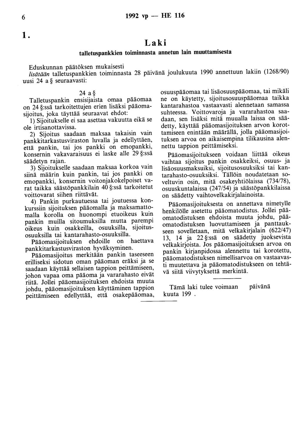 6 1992 vp -- lue 116 1.