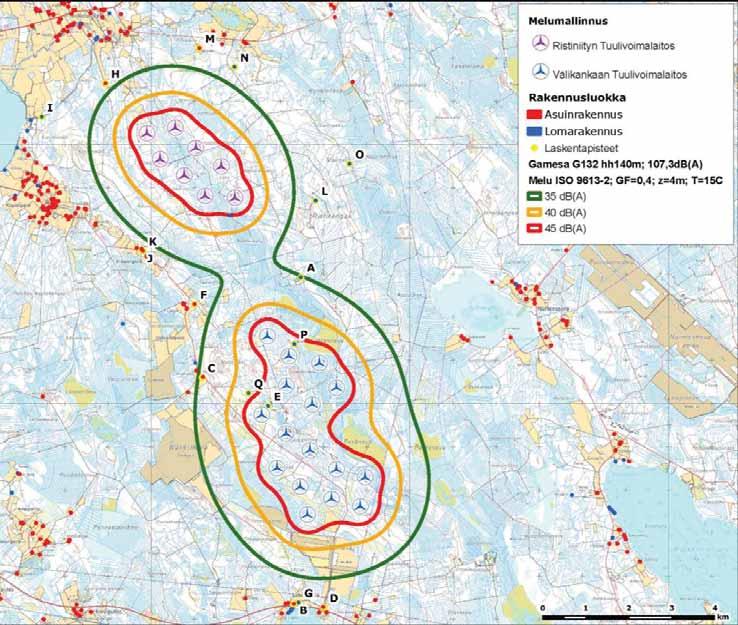 FCG SUUNNITTELU JA TEKNIIKKA OY Melu- ja varjostusmallinnukset 11 (18) Liite 4 24.6.2015 Kuva 5.